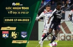 Fb88 soi kèo trận đấu Lyon vs Bordeaux