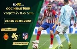 Fb88 soi kèo trận đấu Mallorca vs Atletico Madrid