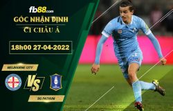 Fb88 soi kèo trận đấu Melbourne City vs BG Pathum