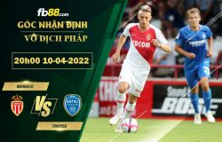 Fb88 soi kèo trận đấu Monaco vs Troyes