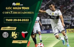 Fb88 soi kèo trận đấu Olimpia Asuncion vs Colon