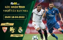 Fb88 soi kèo trận đấu Sevilla vs Real Madrid