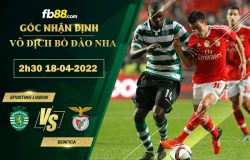 Fb88 bảng kèo trận đấu Sporting Lisbon vs Benfica