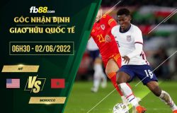 fb88-soi kèo Mỹ vs Morocco