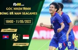 fb88-soi kèo U23 Campuchia vs U23 Singapore