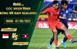 fb88-thông số trận đấu U23 Singapore vs U23 Lào