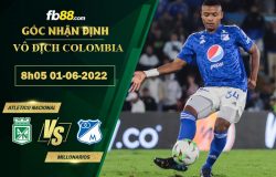 Fb88 soi kèo trận đấu Atletico Nacional vs Millonarios