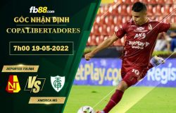 Fb88 soi kèo trận đấu Deportes Tolima vs America MG