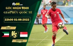 Fb88 soi kèo trận đấu Kuwait vs Singapore