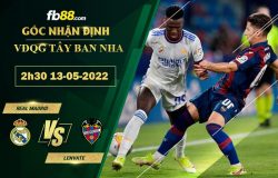 Fb88 soi kèo trận đấu Real Madrid vs Lenvate