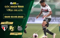 Fb88 soi kèo trận đấu Sao Paulo vs Santos