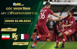 Fb88 soi kèo trận đấu U23 Iran vs U23 Qatar