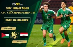 Fb88 soi kèo trận đấu U23 Jordan vs U23 Iraq