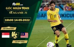 Fb88 soi kèo trận đấu U23 Singapores vs U23 Malaysia