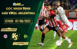 fb88-soi kèo Argentinos Juniors vs Aldosivi