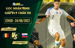 fb88-soi kèo U19 Romania vs U19 Slovakia