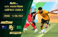 fb88-soi kèo U23 Úc vs U23 Turkmenistan