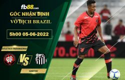 Fb88 soi kèo trận đấu Atletico Paranaense vs Santos