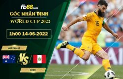 Fb88 soi kèo trận đấu Australia vs Peru