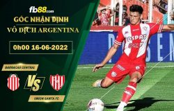 Fb88 soi kèo trận đấu Barracas Central vs Union Santa Fe