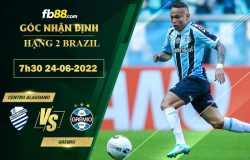 Fb88 soi kèo trận đấu Centro Alagoano vs Gremio