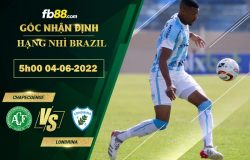 Fb88 soi kèo trận đấu Chapecoense vs Londrina