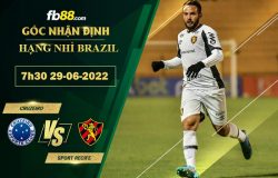 Fb88 soi kèo trận đấu Cruzeiro vs Sport Recife