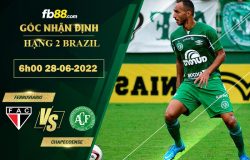 Fb88 soi kèo trận đấu Ferroviario vs Chapecoense