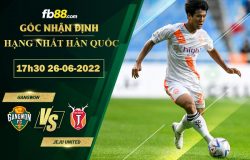 Fb88 soi kèo trận đấu Gangwon vs Jeju United