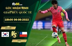 Fb88 soi kèo trận đấu Hàn Quốc vs Chile