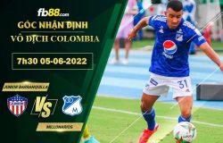 Fb88 soi kèo trận đấu Junior Barranquilla vs Millonarios