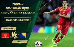 Fb88 soi kèo trận đấu Montenegro vs Bosnia