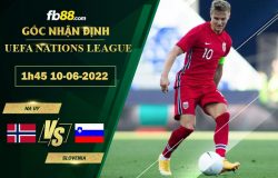 Fb88 soi kèo trận đấu Na Uy vs Slovenia