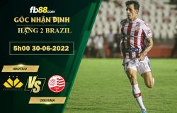 Fb88 soi kèo trận đấu Nautico vs Criciuma