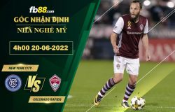 Fb88 soi kèo trận đấu New York City vs Colorado Rapids