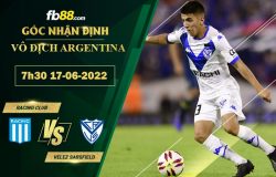 Fb88 soi kèo trận đấu Racing Club vs Velez Sarsfield