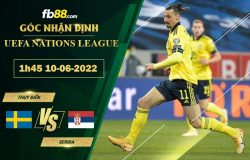 Fb88 bảng kèo trận đấu Thụy Điển vs Serbia