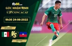 Fb88 soi kèo trận đấu U20 Mexico vs U20 Haiti