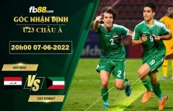 Fb88 soi kèo trận đấu U23 Iraq vs U23 Kuwait