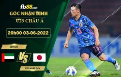 Fb88 soi kèo trận đấu U23 UAE vs U23 Nhật Bản