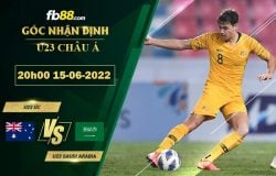 Fb88 soi kèo trận đấu U23 Úc vs U23 Saudi Arabia