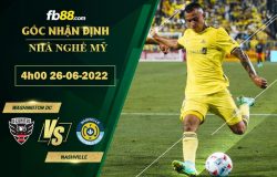 Fb88 soi kèo trận đấu Washington DC vs Nashville