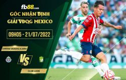 fb88-soi kèo Chivas Guadalajara vs Club Leon