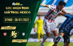 fb88-chi tiết kèo trận đấu Club Necaxa vs Pachuca