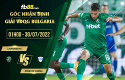 fb88-soi kèo Ludogorets vs Spartak Varna