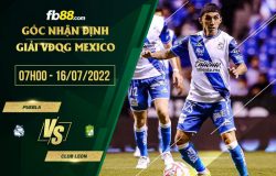 fb88-soi kèo Puebla vs Club Leon