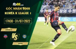 fb88-soi kèo Suwon FC vs Daegu