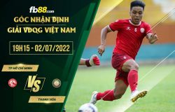 fb88-soi kèo TP Ho Chi Minh vs Thanh Hoa