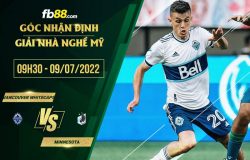 fb88-soi kèo Vancouver Whitecaps vs Minnesota