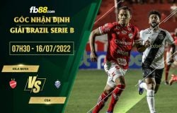 fb88-chi tiết kèo trận đấu Vila Nova vs Centro Alagoano